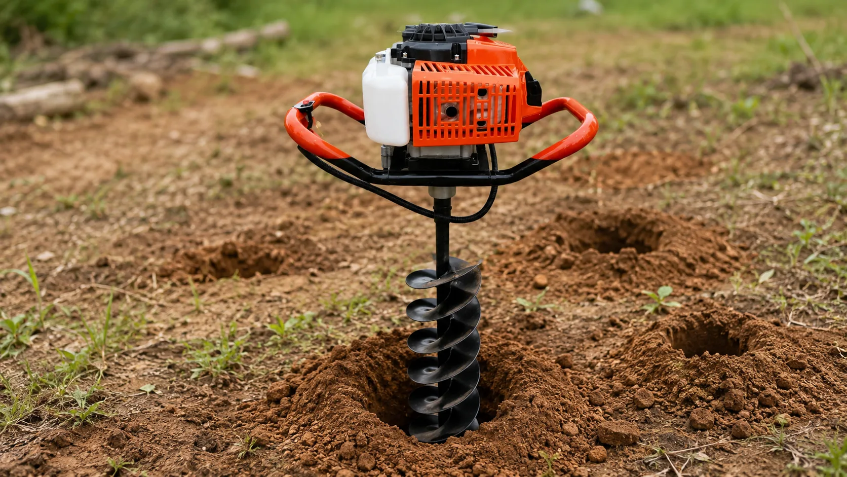 Why Does an Earth Auger Leave Loose Soil in the Hole?