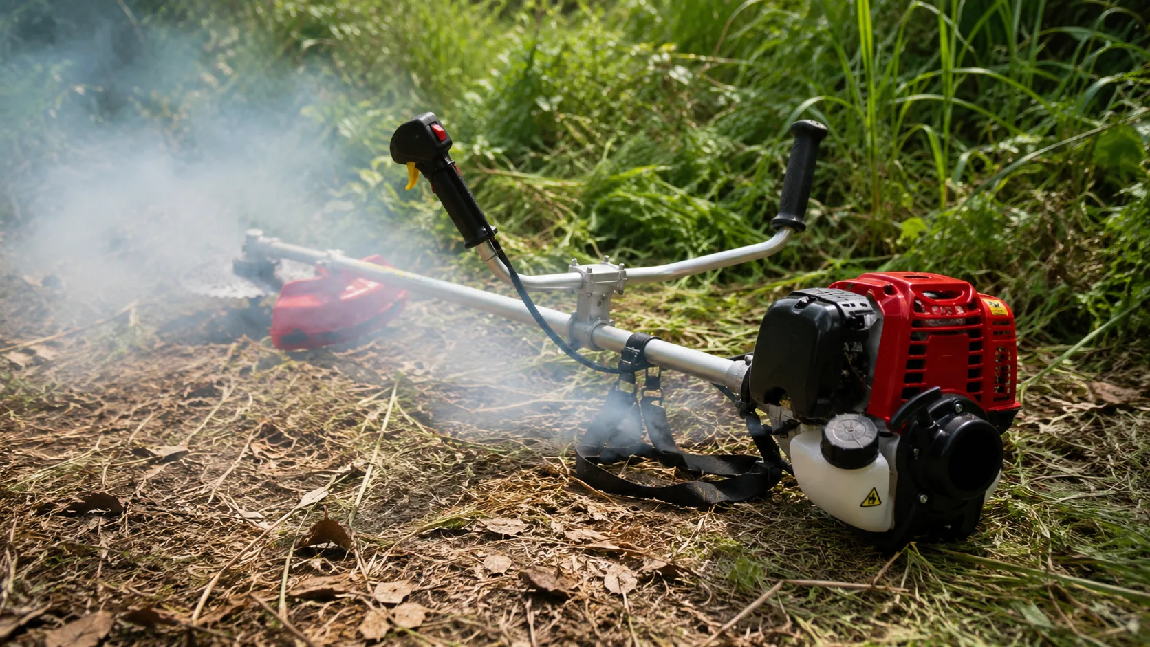 4-Stroke Brush Cutter Smoking: Causes, Checks and Fixes