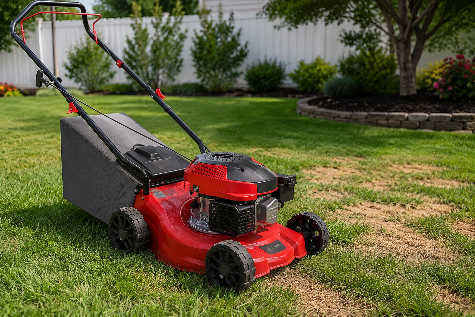 Why Does a Push Lawn Mower Scalp Uneven Areas of the Lawn?