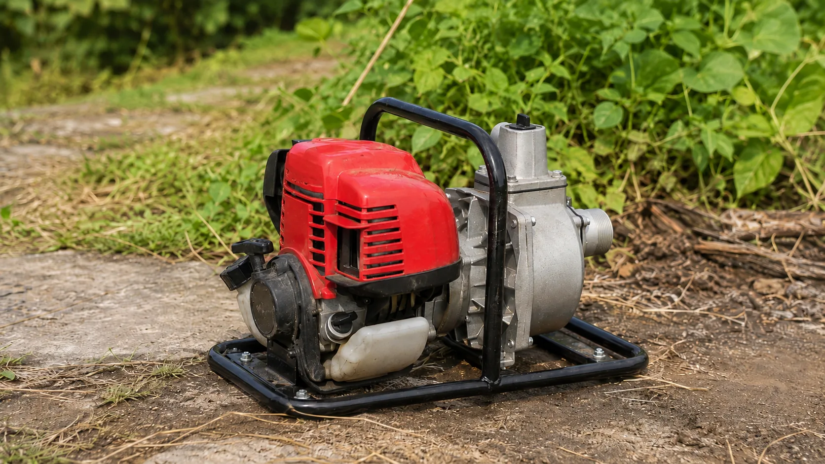 Why Does a Gasoline Water Pump Lose Pressure While Running?