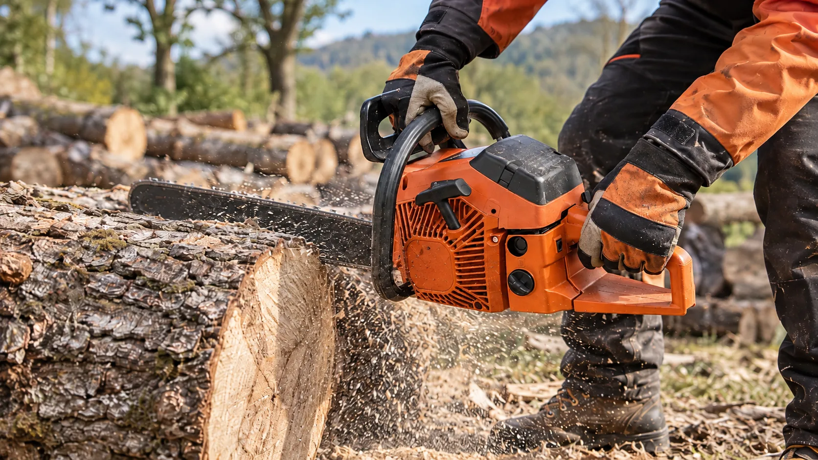 Can a 58cc Chainsaw Cut Large Trees and Hardwood?