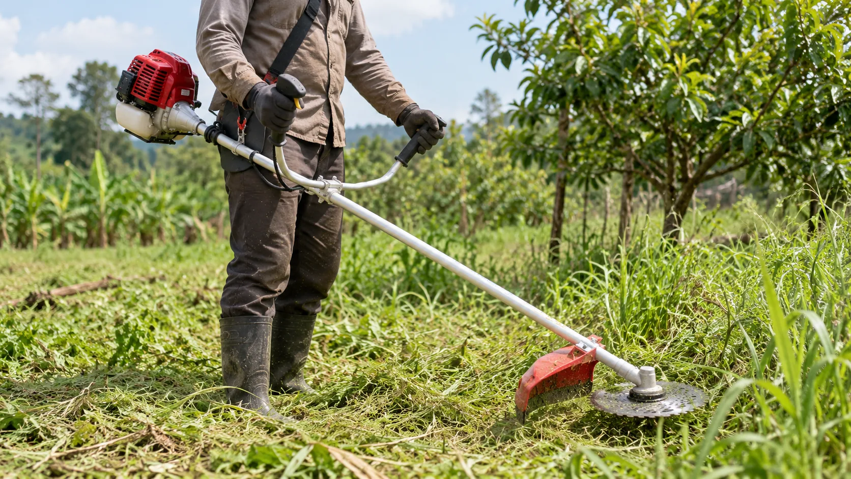 Is a GX35 4-Stroke Brush Cutter Enough for African Farm Weeds?