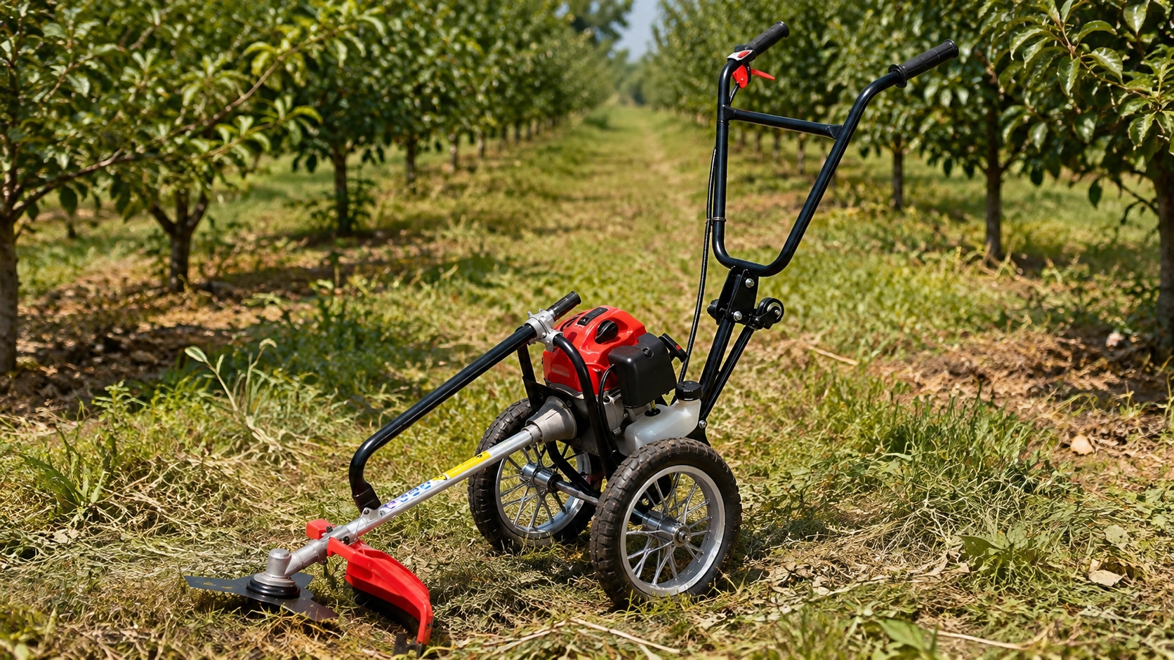 Is a Wheeled Brush Cutter Suitable for Orchard Weed Clearing?