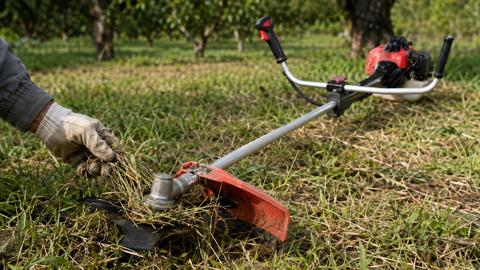Why Does Grass Keep Wrapping Around a Brush Cutter Head?