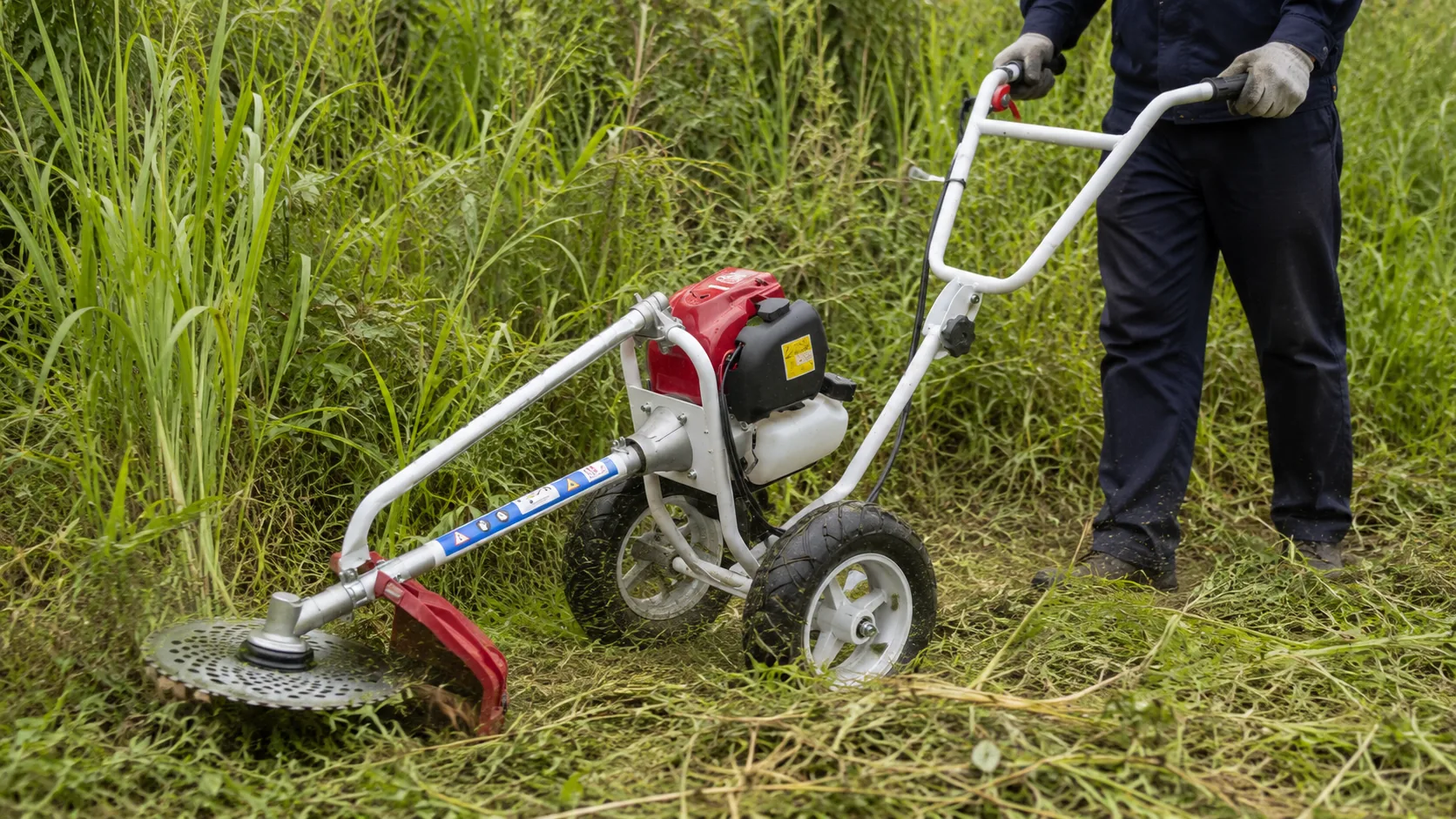 Why Is a Wheeled Brush Cutter Hard to Push in Tall Grass?