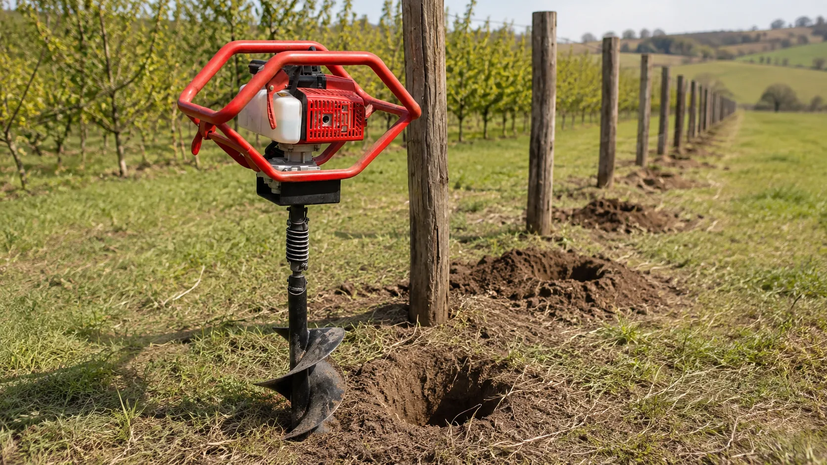 How to Choose an Earth Auger for Repeated Fence Post Drilling Jobs