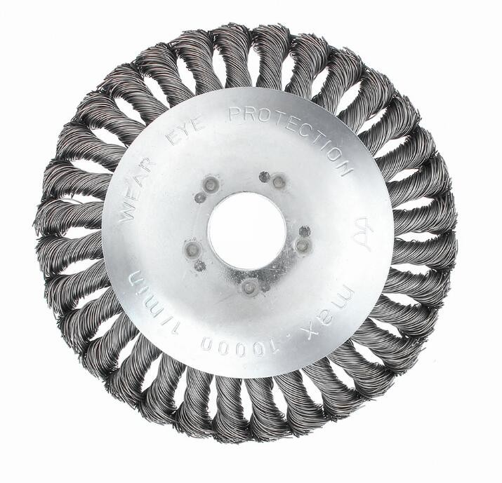 Steel wire trimmer head