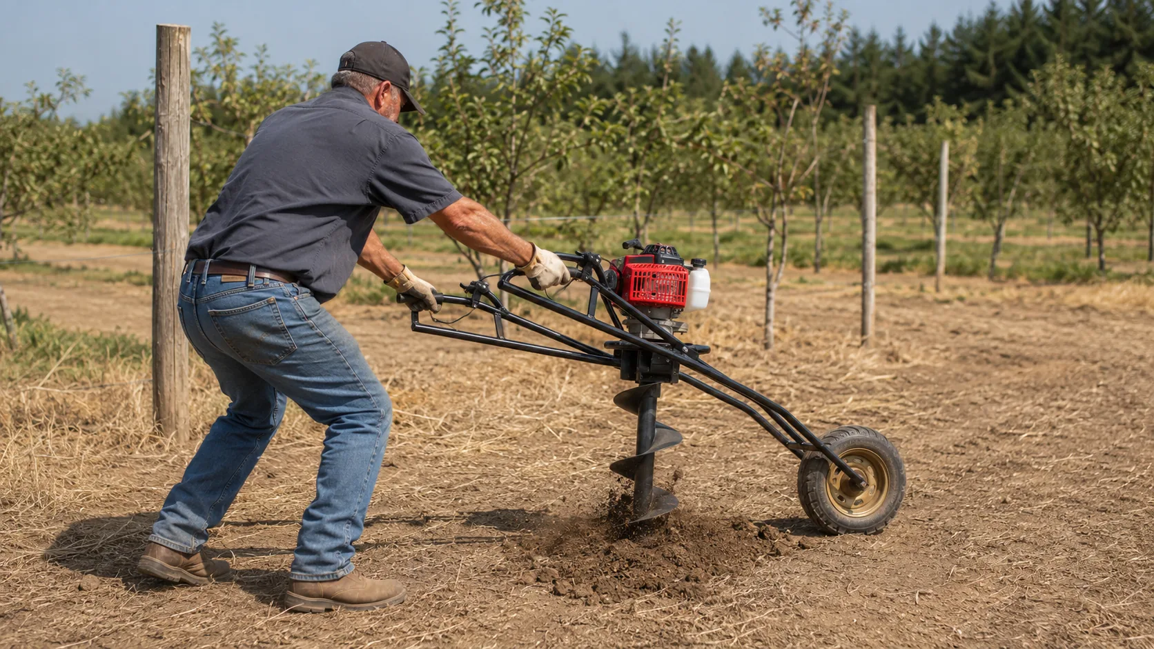 Why Does an Earth Auger Kick Back or Jump While Drilling?